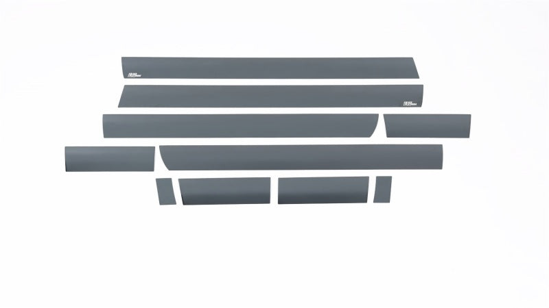 Putco black platinum rocker panels for 2014-2018 GMC Sierra LD Crew Cab with 5.5-inch bed, exterior body armor and rock rails.