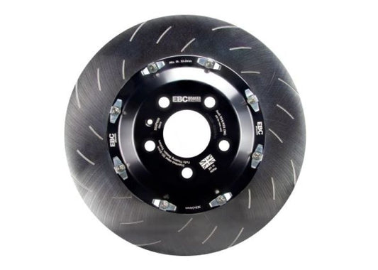 Pair of EBC Racing front floating SD-Rotor replacement discs for Audi RS4 B8 2012-2016, high-performance brake rotors.