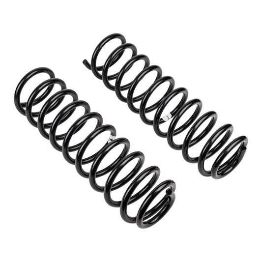 Old Man Emu front coilover spring for Jeep JK, heavy-duty 2-door and 4-door models, showcasing the coil spring design.