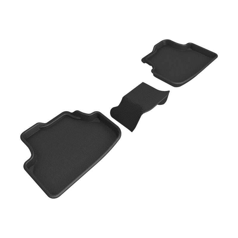 Black 3D MAXpider rubber floor mat for Volkswagen GTI R 2021-2023, featuring textured surface and custom fit design.