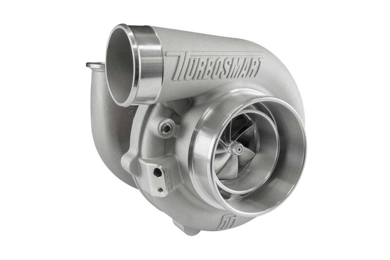 Turbosmart Water Cooled 7170 V-Band 1.07AR Externally Wastegated Reverse Rotation TS-2 Turbocharger showing turbo unit details