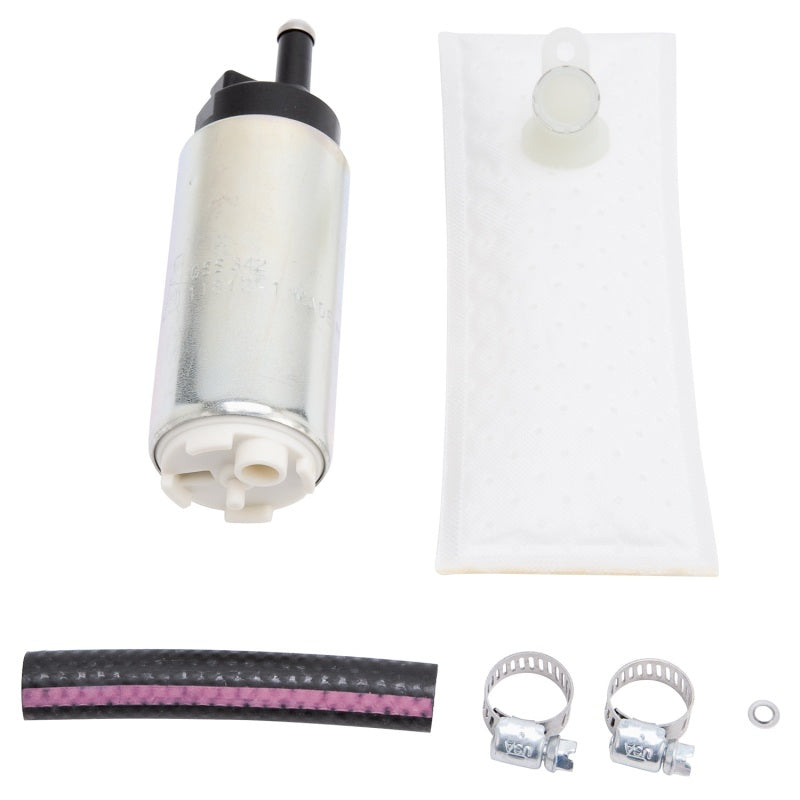 Edelbrock 255 LPH in-tank fuel pump for Acura Integra and Honda Civic, designed for forced induction applications.
