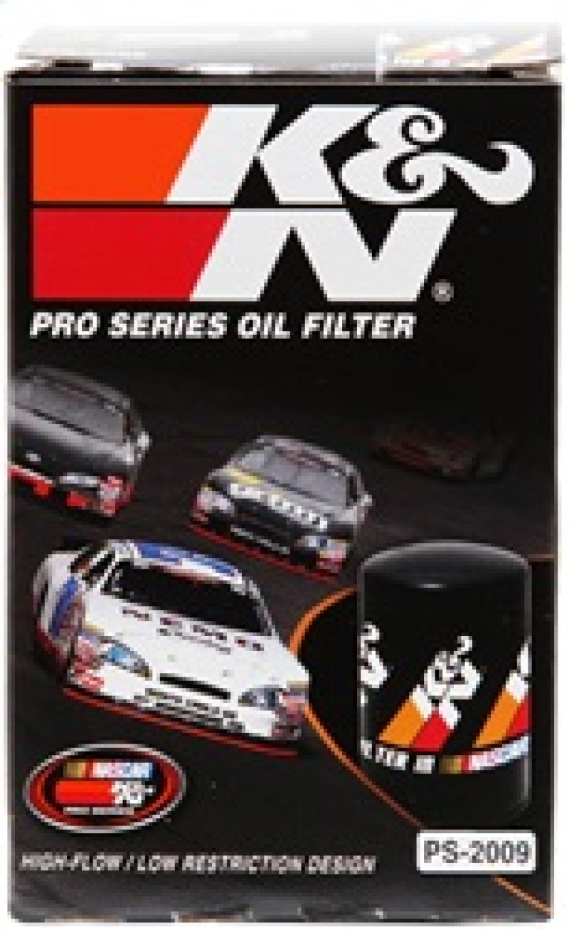 K&N Engineering oil filter for Ford, Lincoln, Mercury, Mazda, Chrysler, Dodge, Jeep, Jaguar with 3-inch OD and 5.063-inch height
