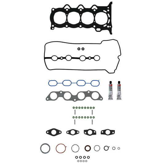 Fel-Pro Toyota Prius C HS 26258 PT-2 PermaTorque engine cylinder head gasket set showing multiple gaskets and components.