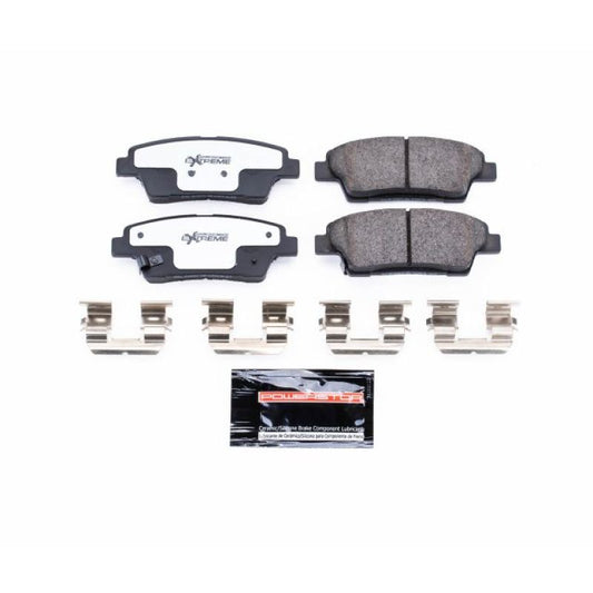 PowerStop Z26 rear brake pads for 2017-2019 Genesis G80, performance brake pads with hardware included.