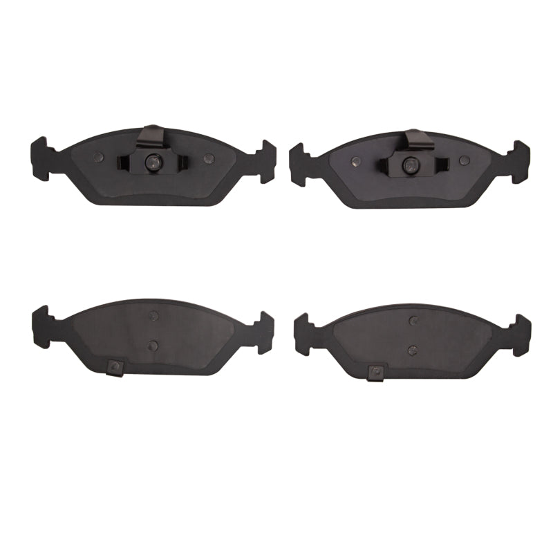 R1 Concepts Kia Sephia 1994-2000 front ceramic brake pads showing OE brake pad design and branding on the metal backing