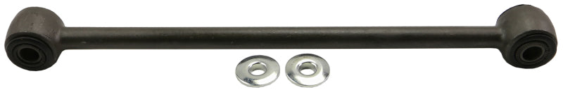 Moog Chevrolet Corvette axle support strut bar, black metal with mounting brackets, designed for 1963-1979 Corvette suspension.