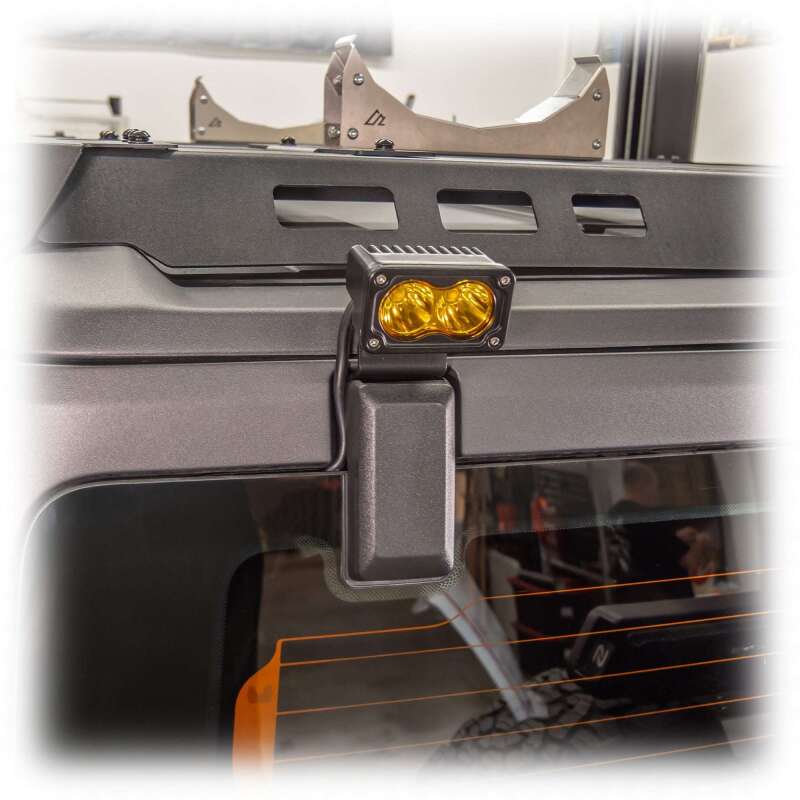 TURN Offroad Ford Bronco 2021+ OEM hard top light bracket mounted on vehicle, durable offroad accessory for hard top lighting.