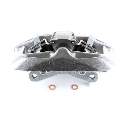 PowerStop front left OE brake caliper and bracket for Audi A6 2003-2004, automotive brake component with detailed hardware