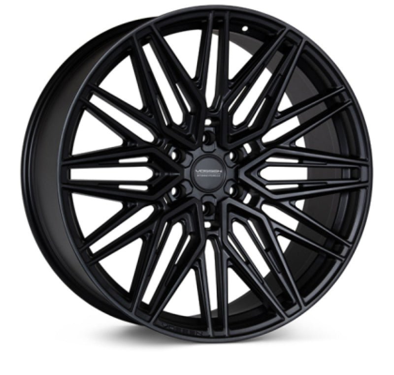 Vossen HF6-5 22-inch satin black forged wheel with super deep face, 6x139.7 bolt pattern, ET-18, 106.1mm center bore