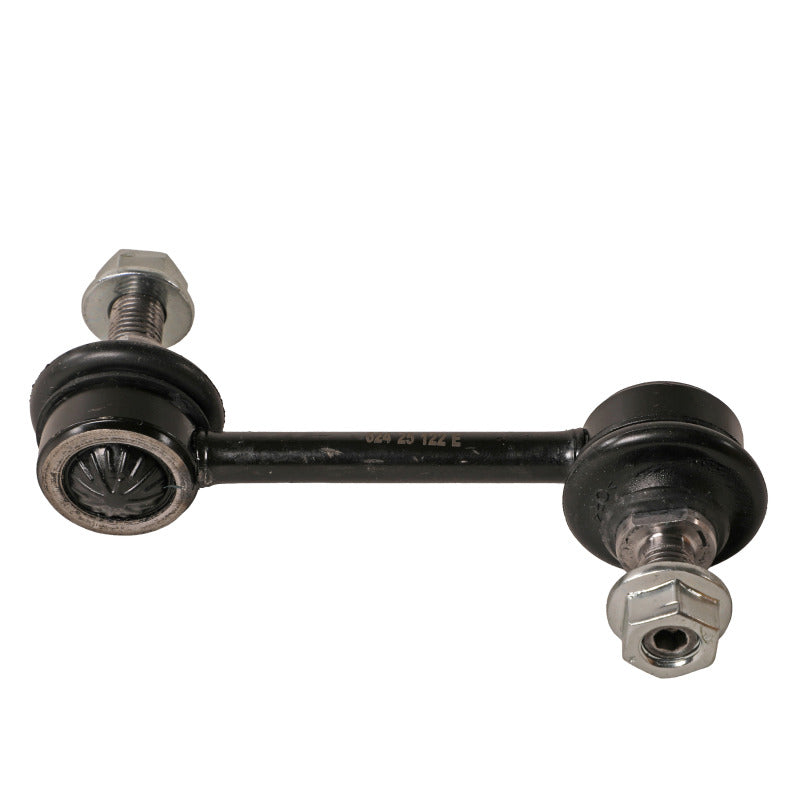Moog Mazda 6 rear sway bar endlink for model years 2009-2013, vehicle suspension component with metal link and rubber bushings.