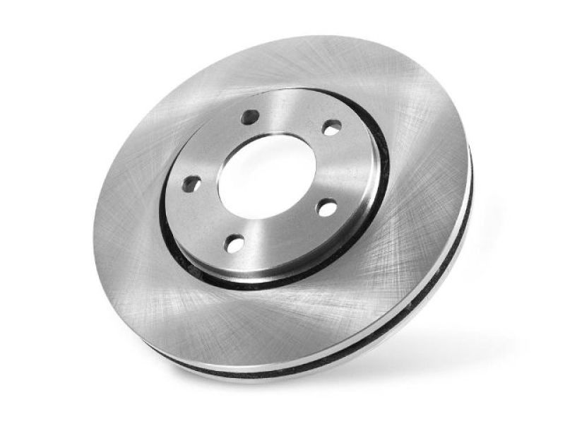 PowerStop rear OE brake rotor for Mitsubishi Montero 2000-2006, showing clean metal surface and vented design for effective braking.