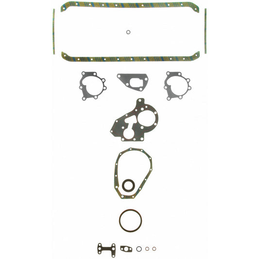 Fel-Pro Toyota Land Cruiser engine conversion gasket set with multiple gaskets for engine sealing and repair.