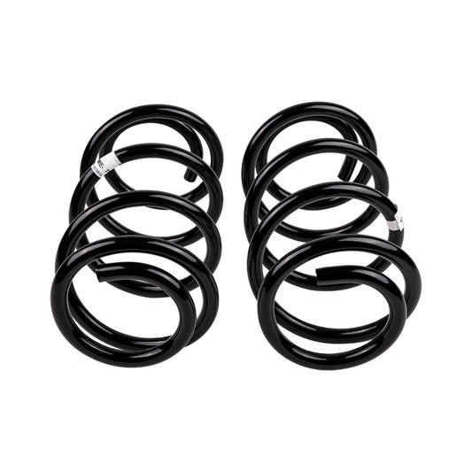 Old Man Emu ARB OME rear coilover spring for Jeep Cherokee KK, showcasing the black coil spring installed on the vehicle.