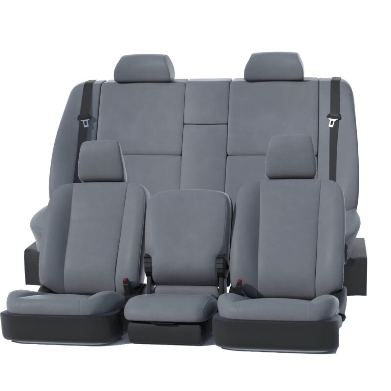 Covercraft Leatherette PrecisionFit second row seat covers for Toyota Grand Highlander, custom-fit and protect the vehicle's seats.
