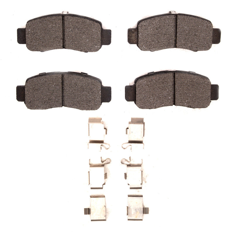 R1 Concepts Honda Insight 2000-2006 front ceramic brake pads and hardware kit, OE quality for effective stopping power