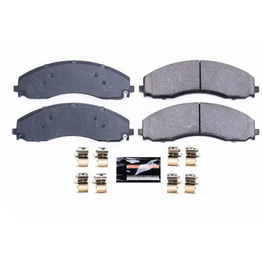 PowerStop Z23 Evolution Sport brake pads for 2017-2019 Ford F-450 Super Duty front, with hardware, performance brake replacement