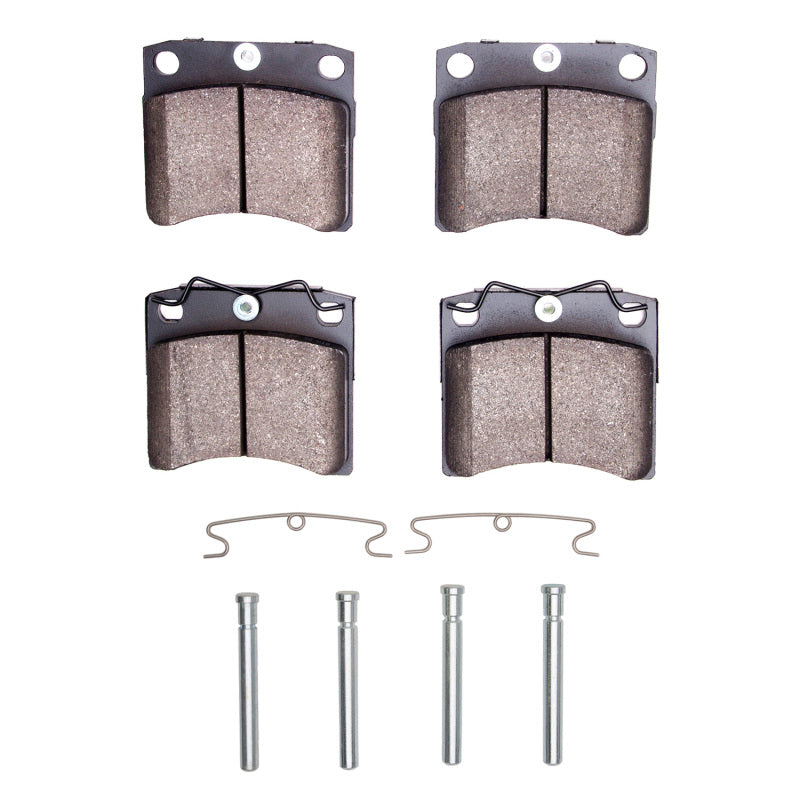Volkswagen EuroVan front brake pads and hardware kit by R1 Concepts, OE quality brake pads for R1 92-99 EuroVan.