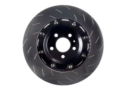 Pair of EBC Racing front floating SD-Rotor replacement discs for Audi RS4 B8 12-16, 2-piece brake rotors with vented design.