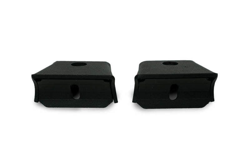 DV8 Offroad black light mounts attached to 2021-2022 Ford Bronco factory bumper bull bar, designed for offroad durability.