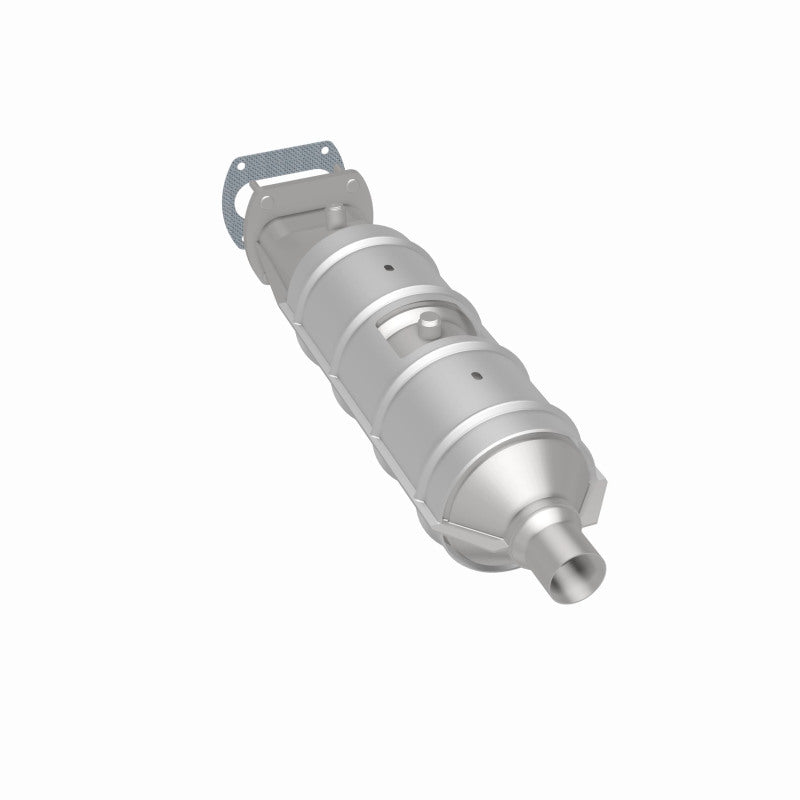 MagnaFlow catalytic converter for Ford trucks 1987-1995 5.8/7.5L, direct fit replacement, shown installed or ready for installation