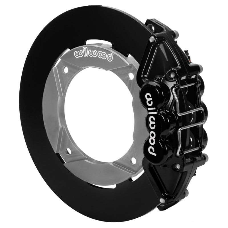 Wilwood 2020+ Polaris RZR Pro UTV6 rear brake kit with black calipers and blank rotors, performance drilled brake system