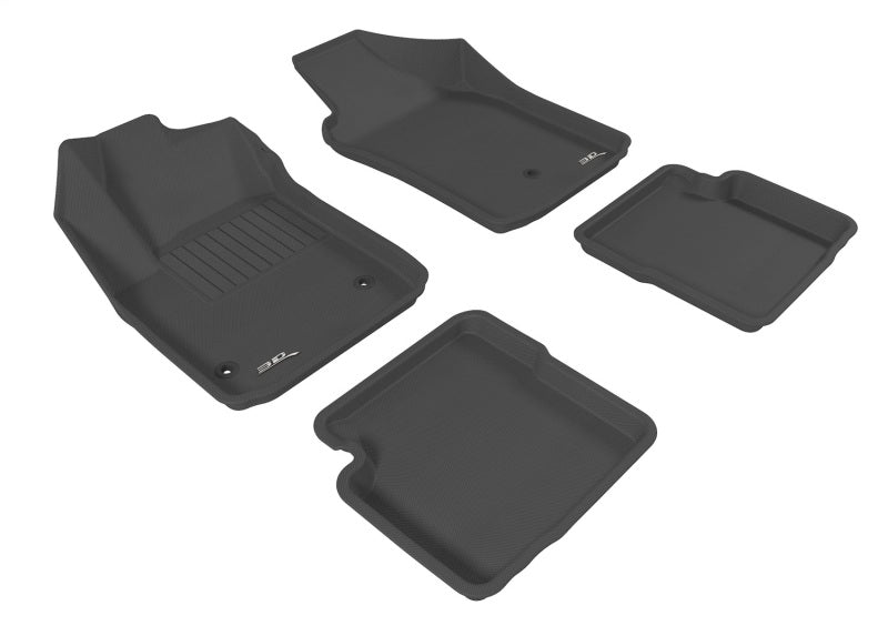 3D MAXpider 12-19 FiAT 500 Kagu Black Full Set