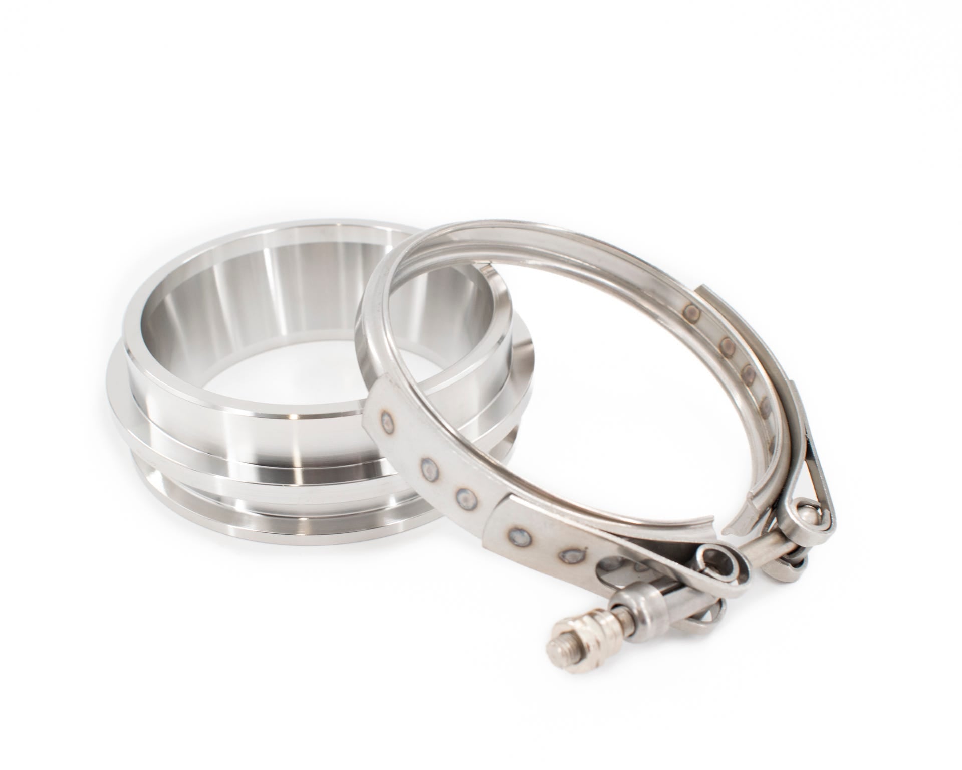 BTR TURBO FLANGE - GT55 1.41 V-BAND TURBINE INLET - BTR-G55-107