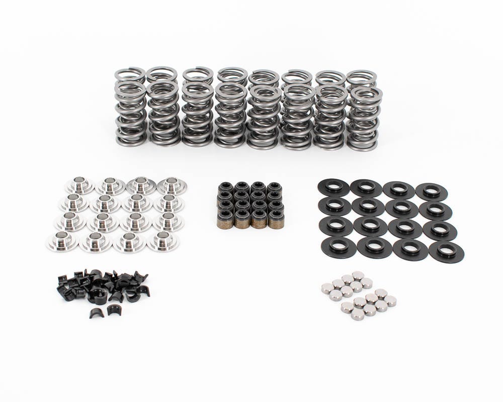 BTR PLATINUM PLUS .685" VALVE SPRING KIT WITH TITANIUM RETAINERS AND VALVE TIP SAVERS - STOCK GUIDES - BTR-SK702/0560/BB/TS