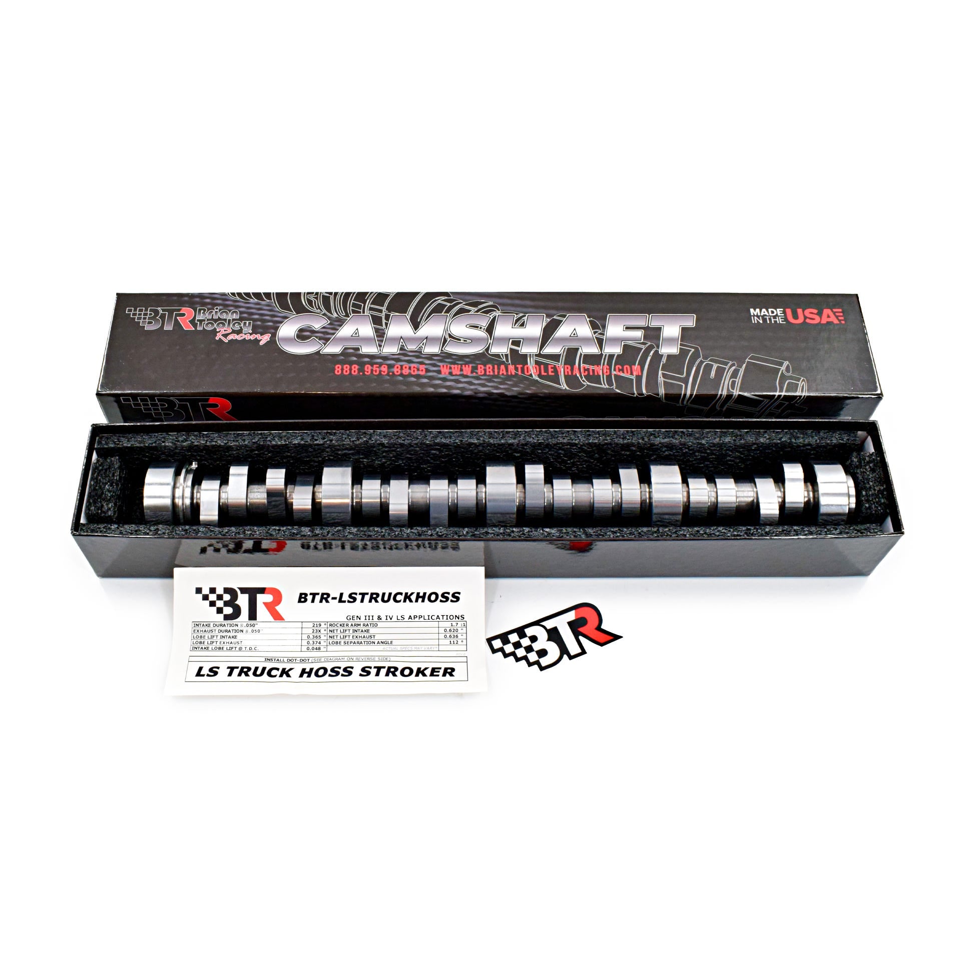 BTR LS TRUCK HOSS STROKER CAMSHAFT