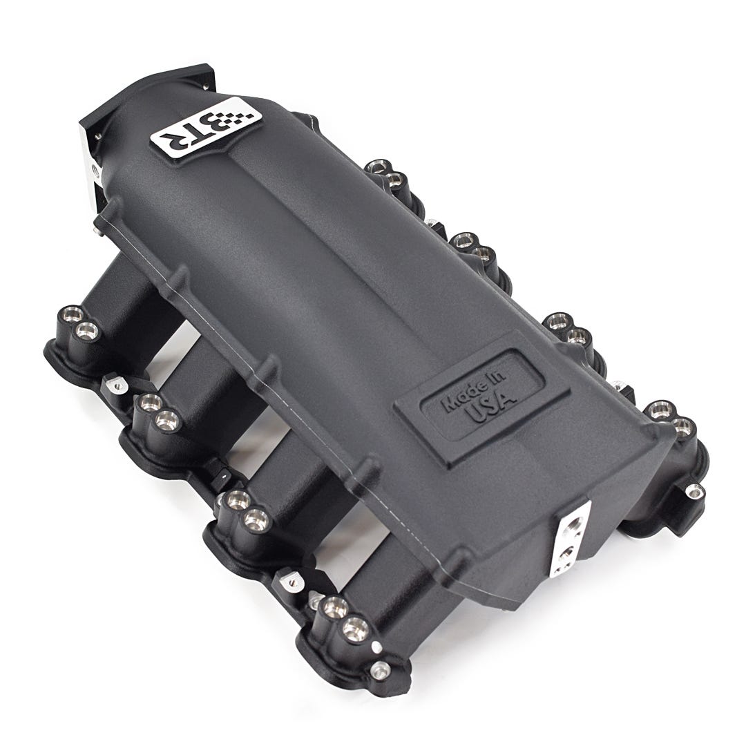 BTR TRINITY INTAKE MANIFOLD - LS7 DUAL INJECTOR - BLACK - TRA-7-BLK-P105-2I