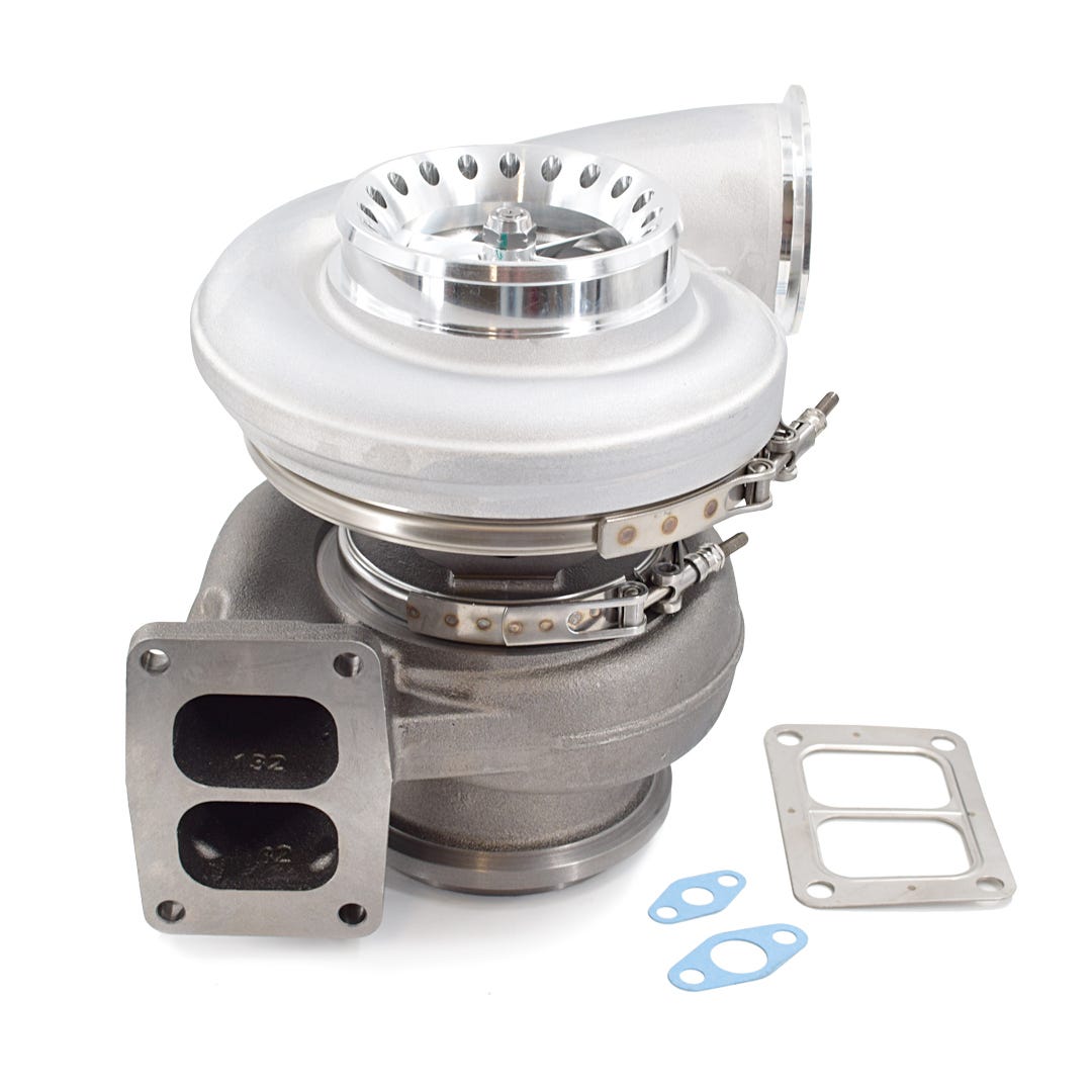 BTR 8888 ( S400 88/96 ) JOURNAL BEARING TURBOCHARGER - T6 FLANGE - BILLET WHEEL - 1.32AR
