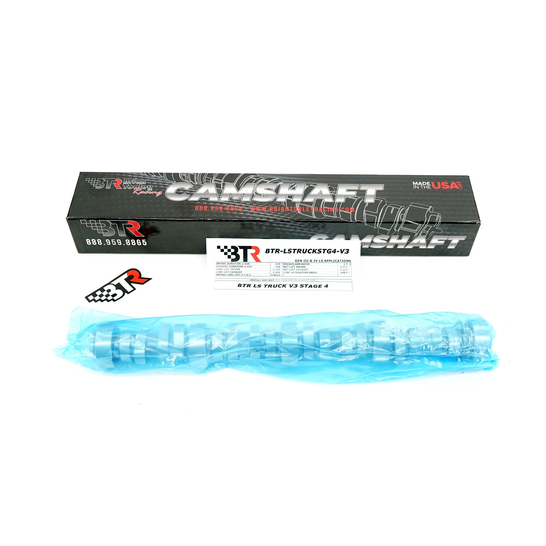 BTR GEN III & IV LS TRUCK CAM - STAGE 4 - V3 - BTR-LSTRUCKSTG4-V3