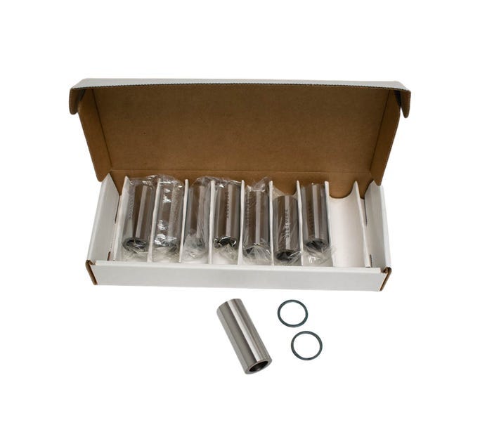 BTR PISTON SET - GEN III/IV LS - 4.030" BORE - 4.000" STROKE - 6.125" ROD - 3CC FLAT TOP - BTRP408125FT3-8