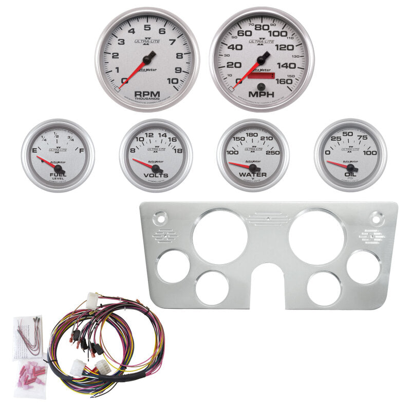 Autometer 67-72 Chevrolet Truck Direct Fit Dash Kit - ULTRA-LITE II
