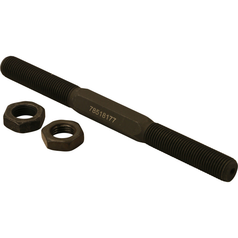 Moog 89-94 Isuzu Amigo tie rod showing the metal rod and joint for steering suspension repair.