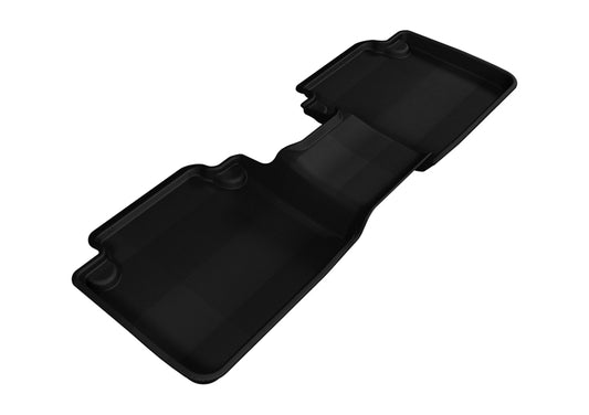 Black 3D MAXpider Kagu 2nd row rubber floor mats for 2013-2017 Honda Accord Sedan, with textured surface and raised edges.