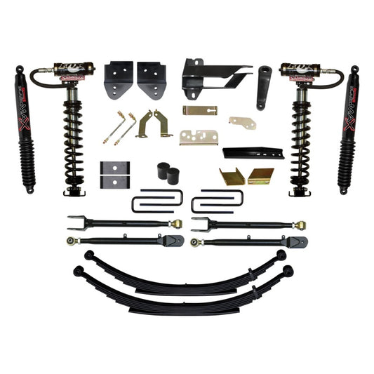 Skyjacker 6-inch coilover suspension system for 2017 Ford F-250 and F-350 4WD trucks, featuring heavy-duty coilovers and adjustable components.
