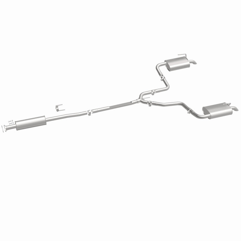 Magnaflow catback exhaust kit for Nissan Altima 2.5L 2019-2025, direct-fit replacement with polished stainless steel pipes.