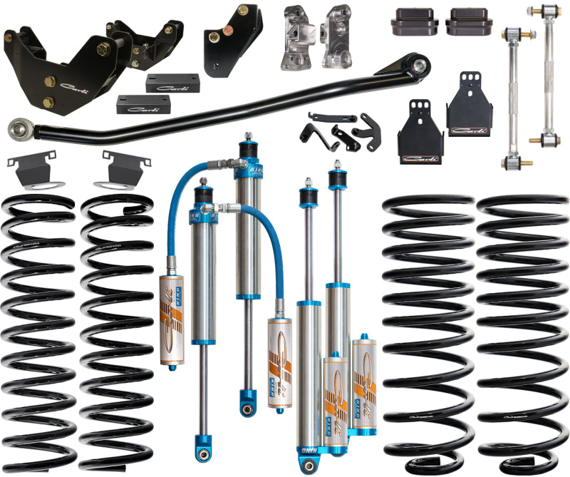 Carli Pintop Leveling System base kit with 2-inch lift for 2019-2022 Ram Powerwagon gas models, includes shock and coil components.