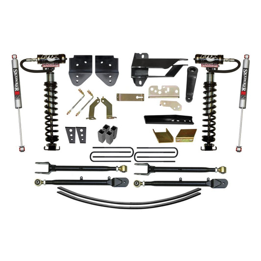Skyjacker 8.5-inch coilover suspension kit for 2017 Ford F250 and F350 4WD trucks, showing the coilover components.