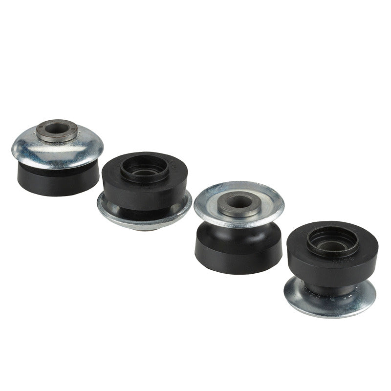 Moog front strut rod bushing kit for 1966-1970 Ford Fairlane 500 and 500XL models, showing bushings and metal components.