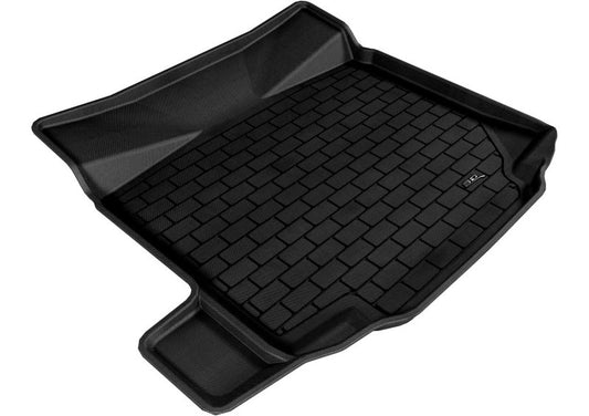 Black 3D MAXpider cargo liner for Buick Lacrosse (2010-2016), rubber floor mat with textured surface and raised edges.
