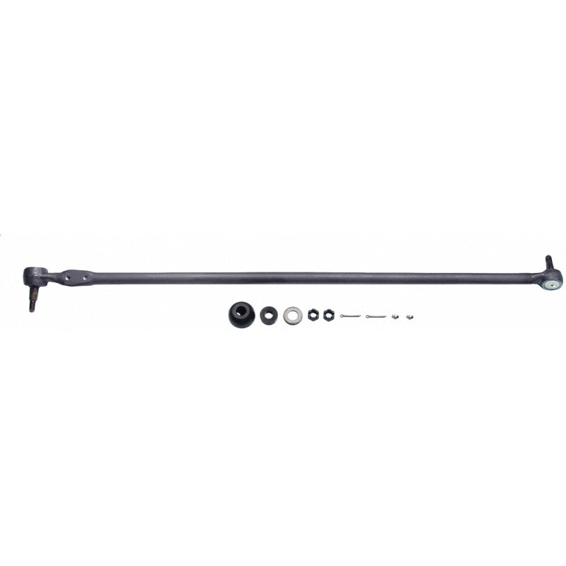 Moog control arm drag link for 1978-1979 Ford Bronco, automotive steering component with metal finish and mounting points