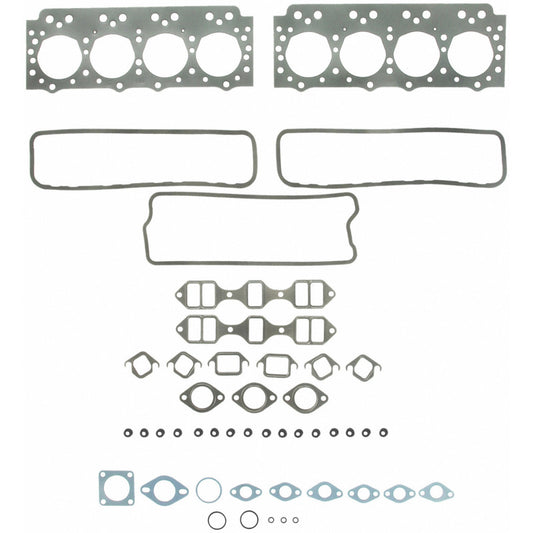 Fel-Pro HS 7669 S-2 engine cylinder head gasket set showing multiple gaskets and seals for automotive engine repair.