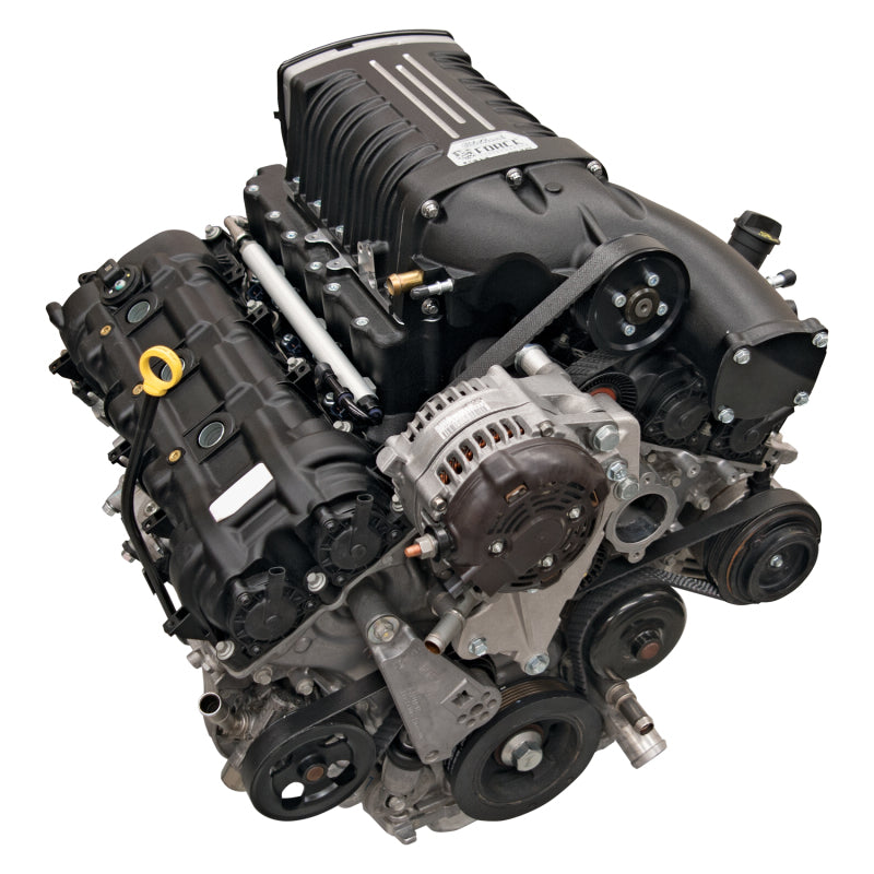 Edelbrock Supercharger Stage 1 Street Kit for 2012-2014 Jeep Wrangler 3.6L V6 with visible supercharger components.