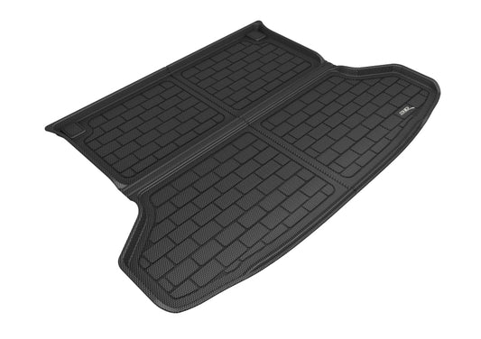 Black 3D MAXpider Kagu cargo liner for 2019-2020 Infiniti QX50, durable rubber floor mat with custom fit for cargo area.