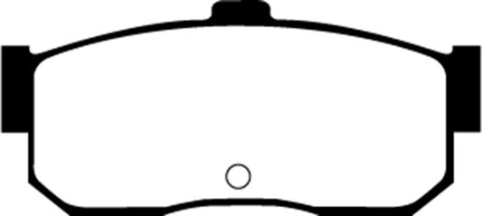 EBC Ultimax2 rear brake pads for Infiniti G20 1991-1997, OE style, showing the brake pad set with friction material and backing plate.