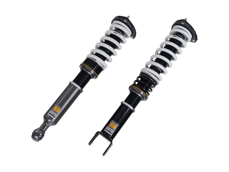 HKS HIPERMAX S RV37 400R coilover suspension system with adjustable shock absorbers and coil springs for performance vehicles