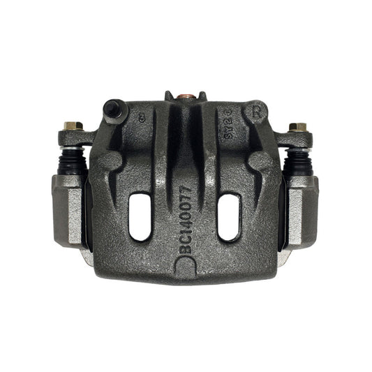 PowerStop front right OE brake caliper with bracket for 2003-2006 Kia Sorento, showing detailed metal components and mounting features.